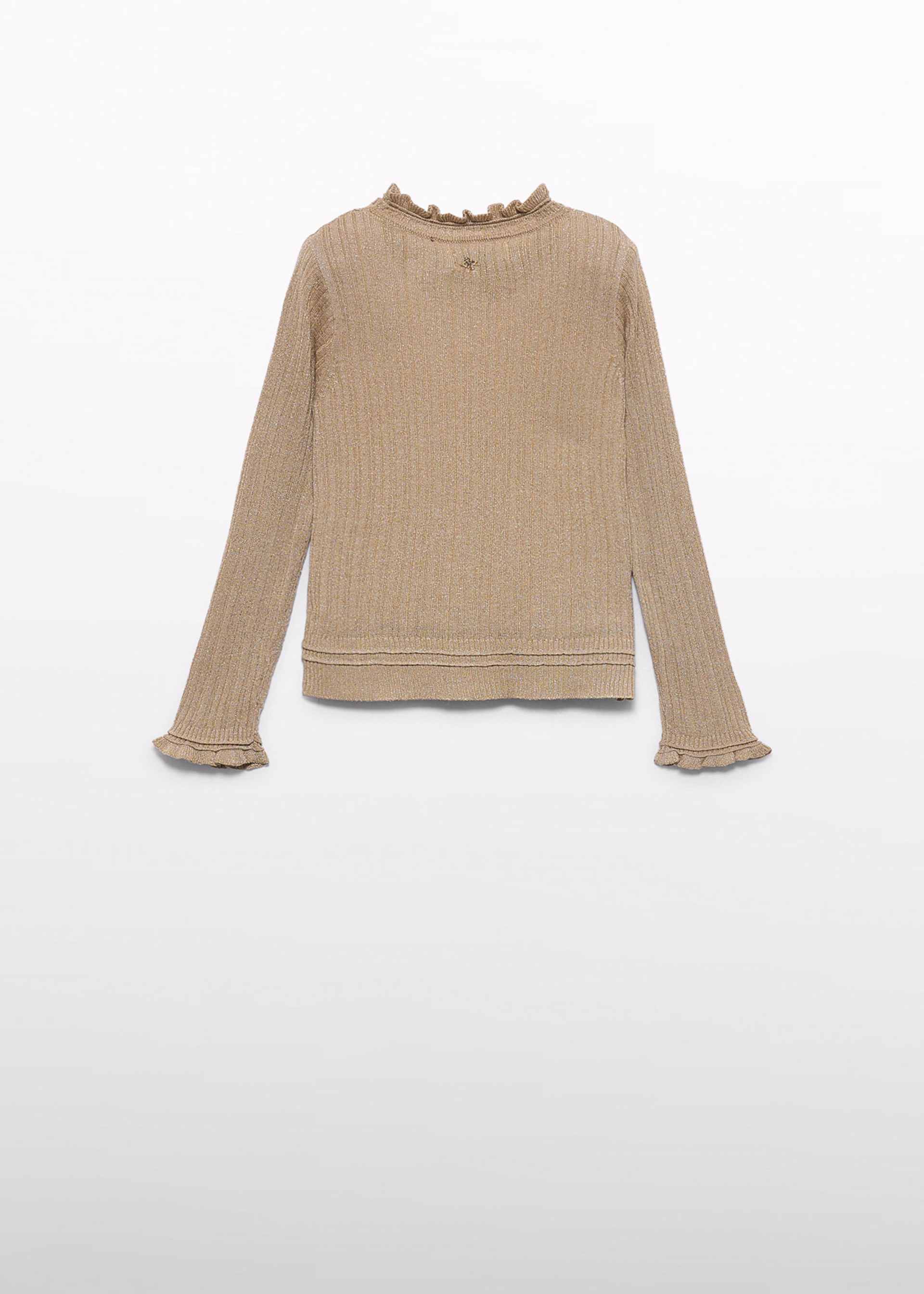 Shiny knitted swan for girls