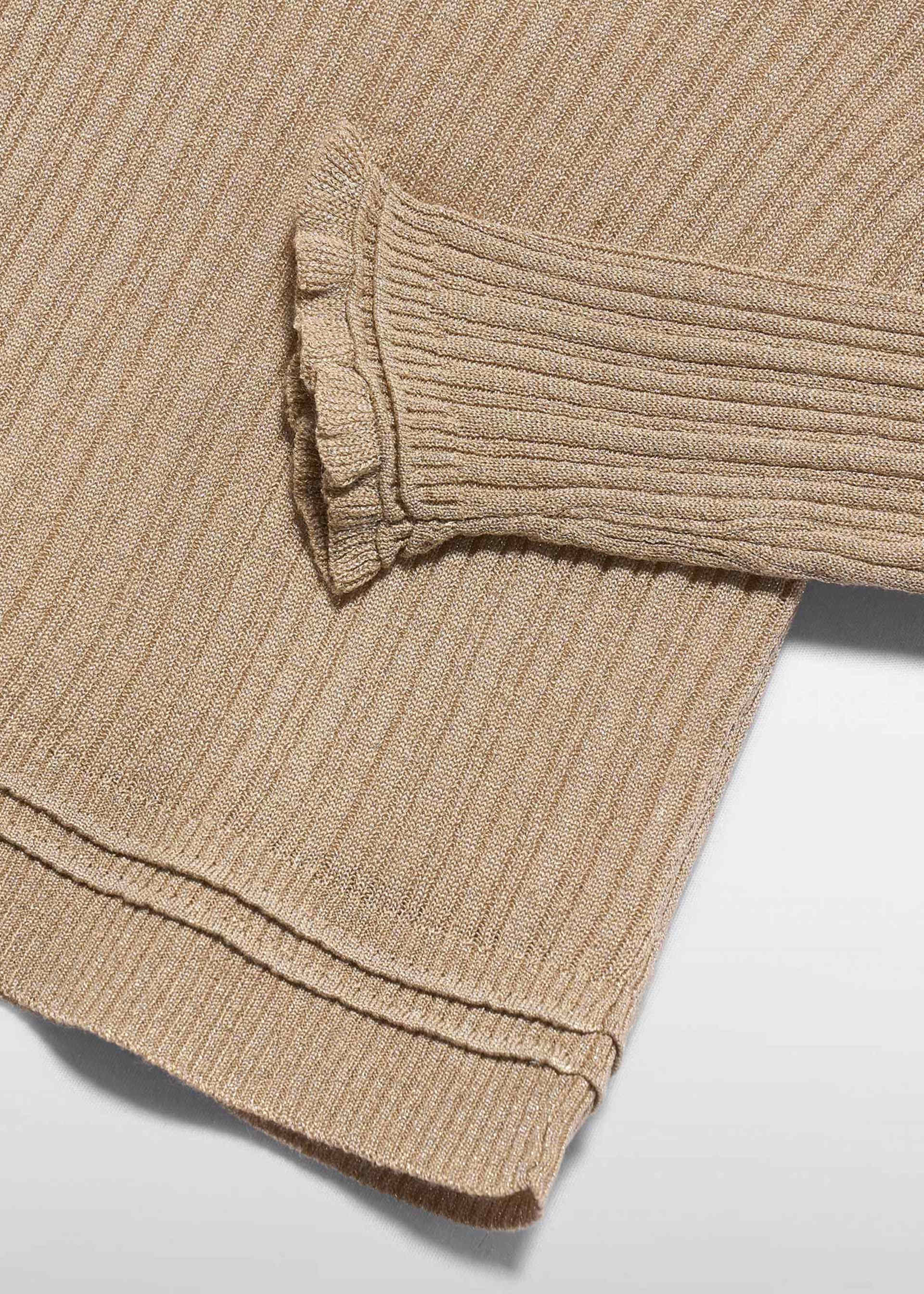 Pull à col montant tricot fille