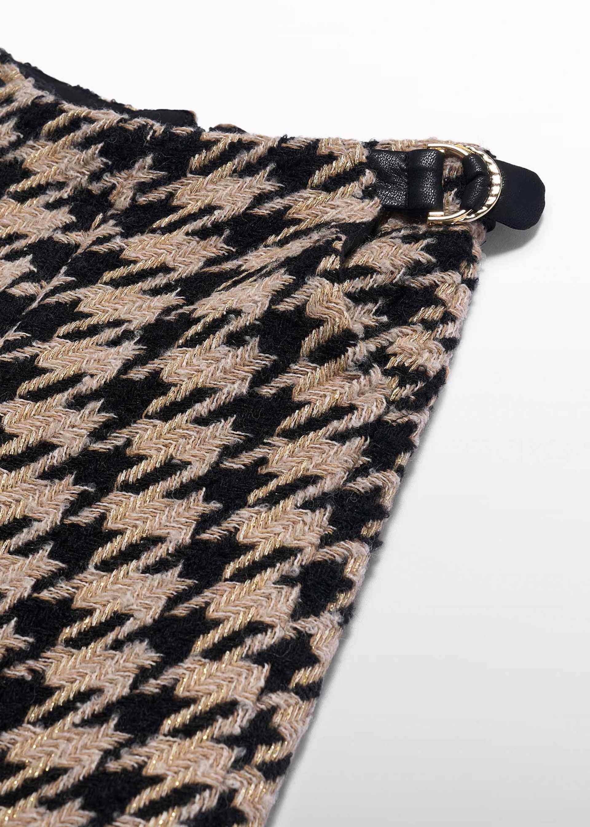 Girl Houndstooth Culotte Pants