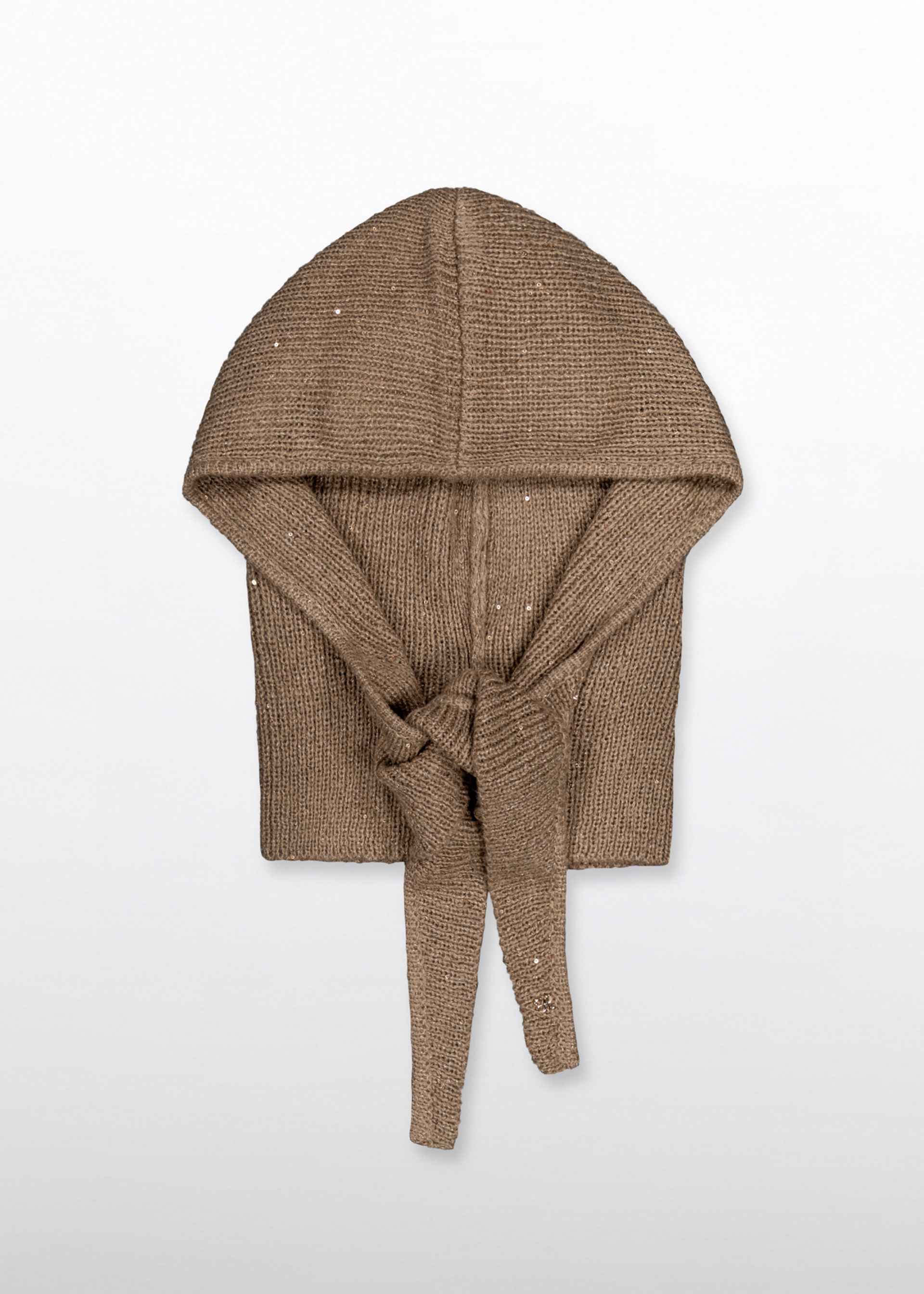 Gorro com cachecol menina
