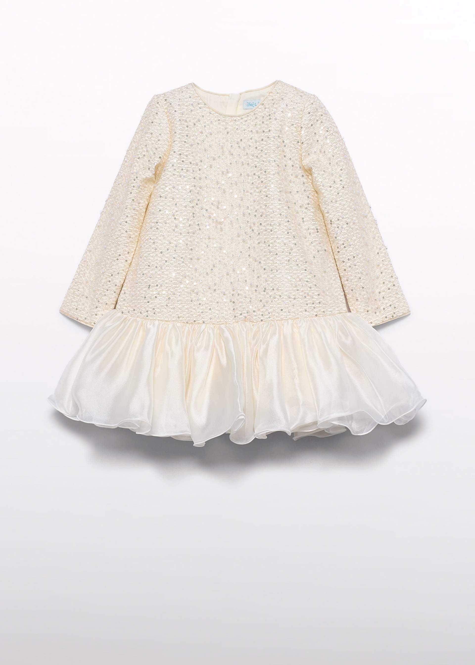 Mismatched pearl dress for girls