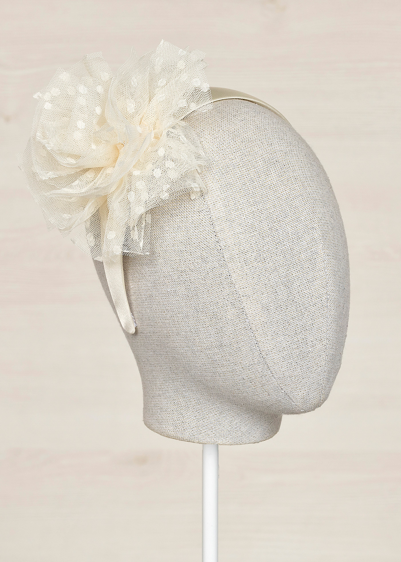 Flower tulle headband girl