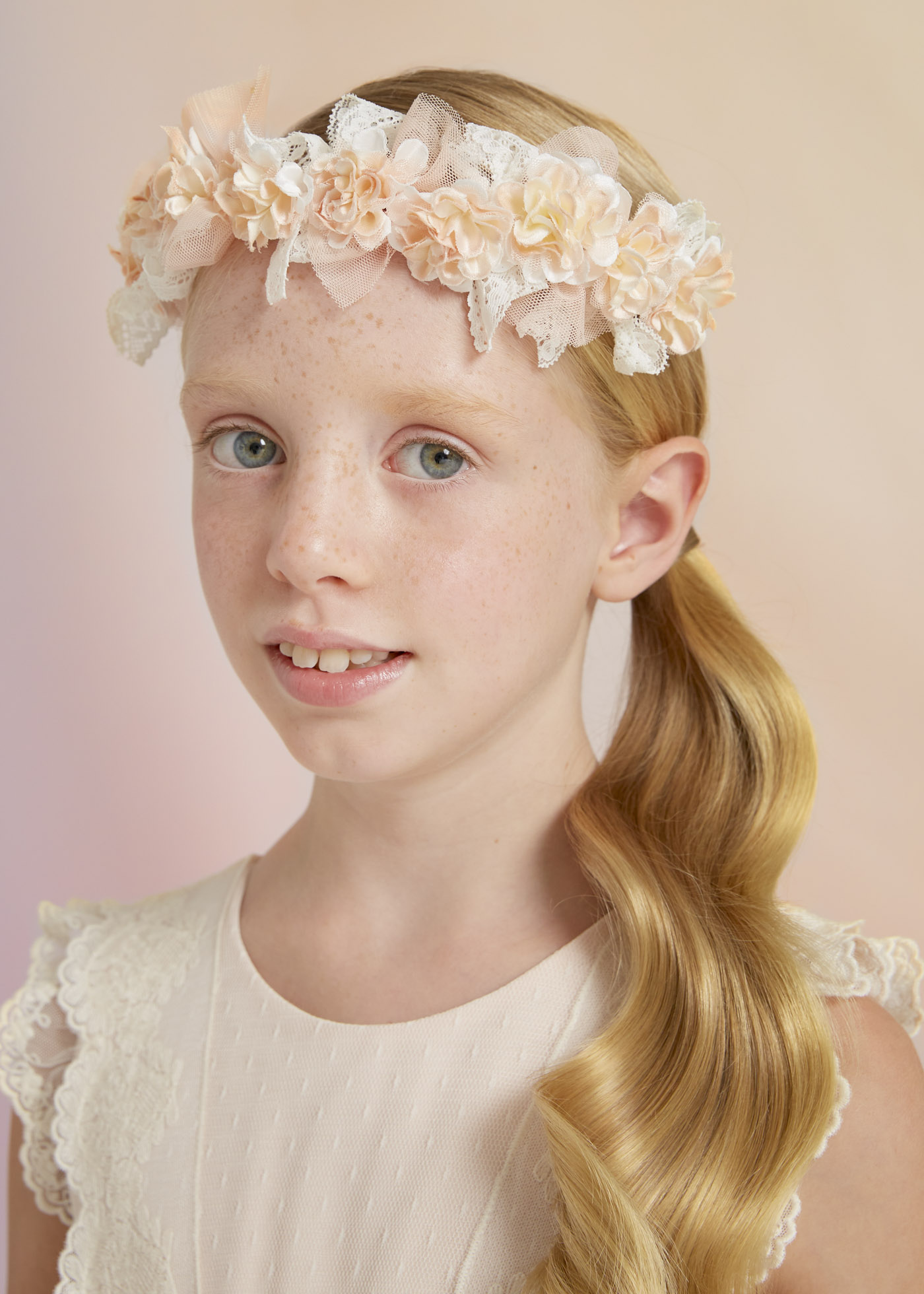Cerchietto elegante bambina - Illiana Colore Rosa Taglia 2 - 7 anni