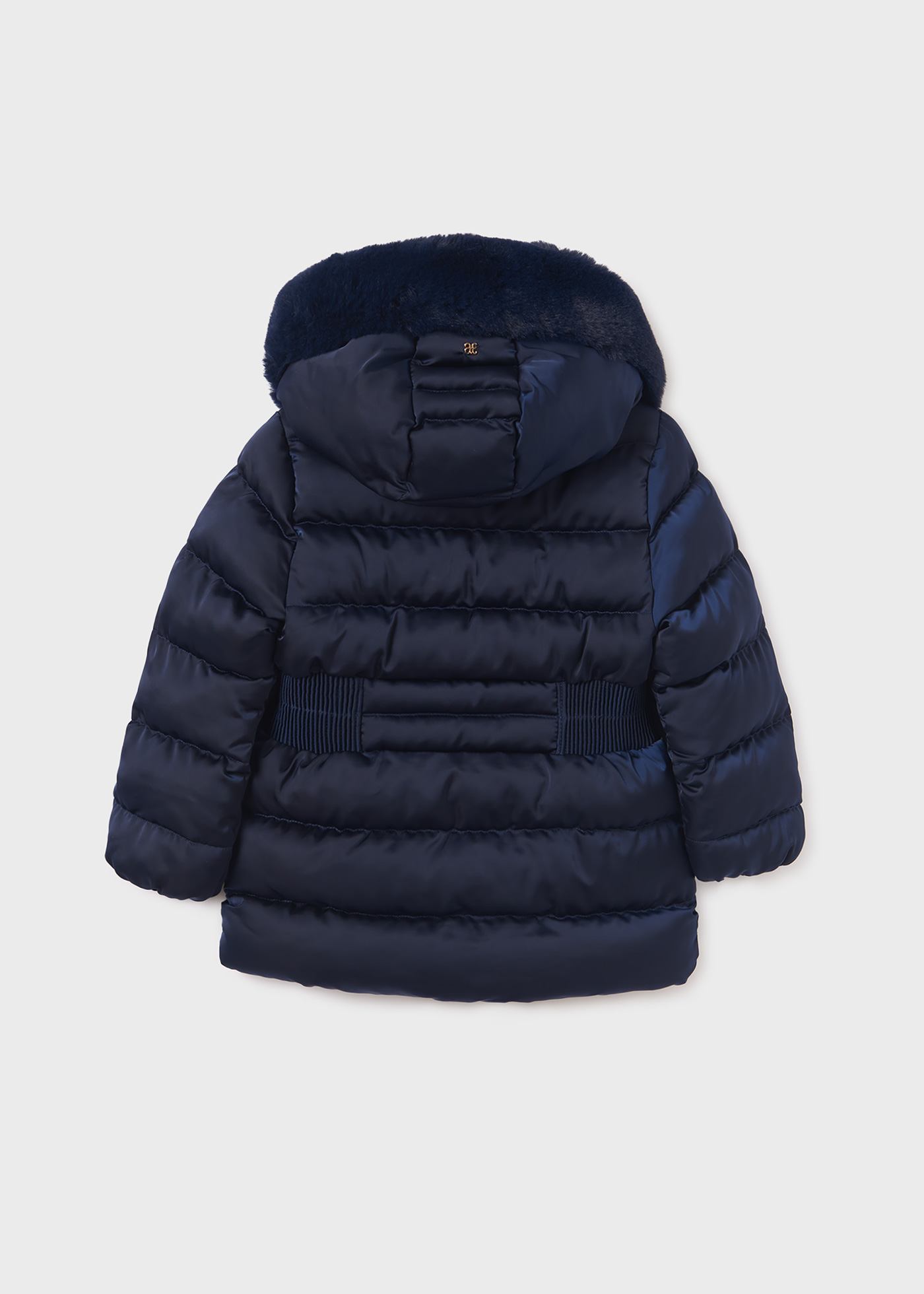 navy puffer coat