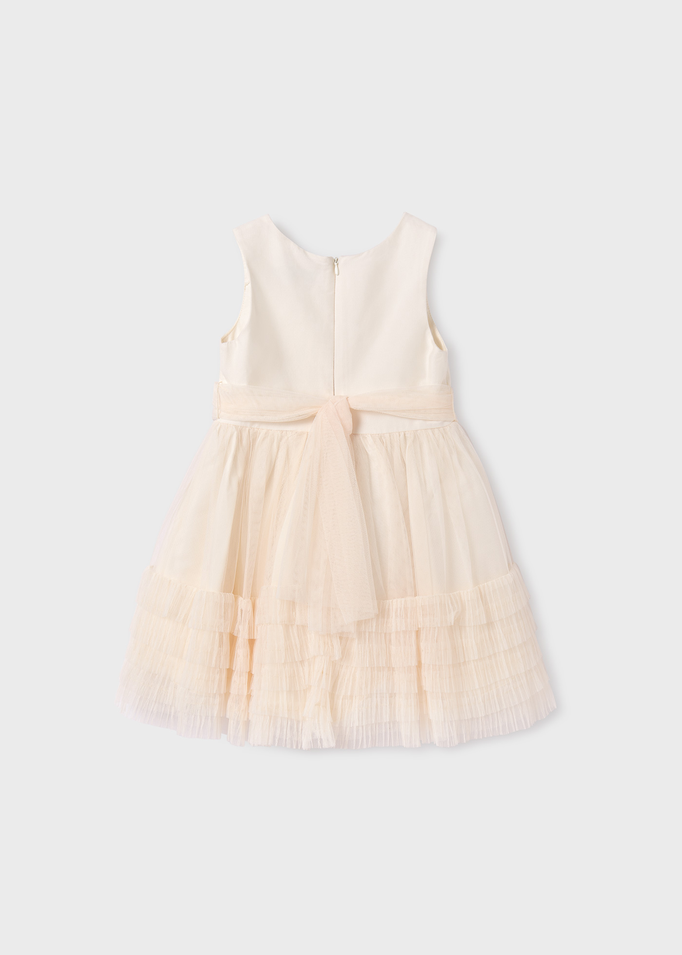 Girl ruffled tulle dress