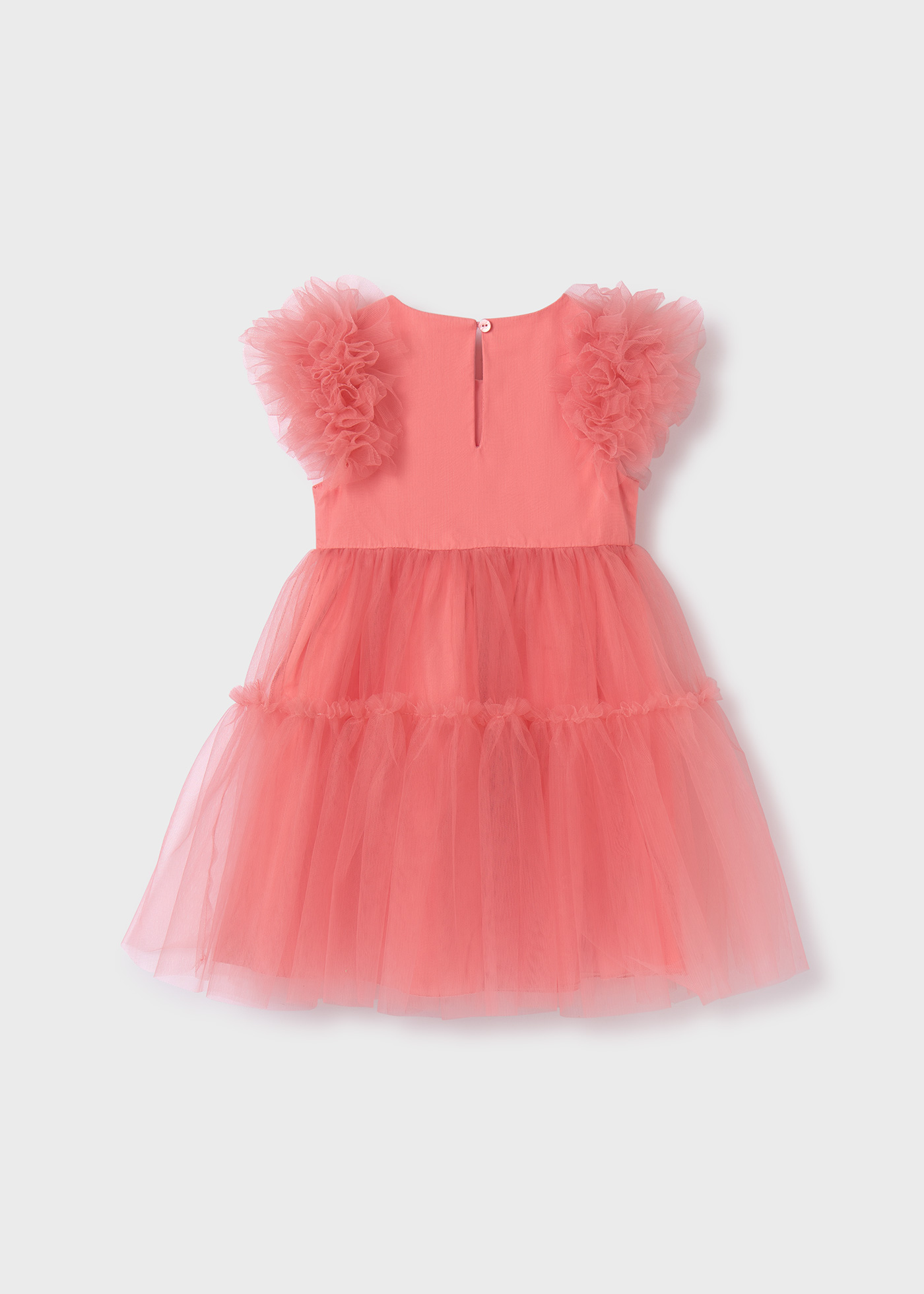 Girl tulle dress Salmon | Abel & Lula ®