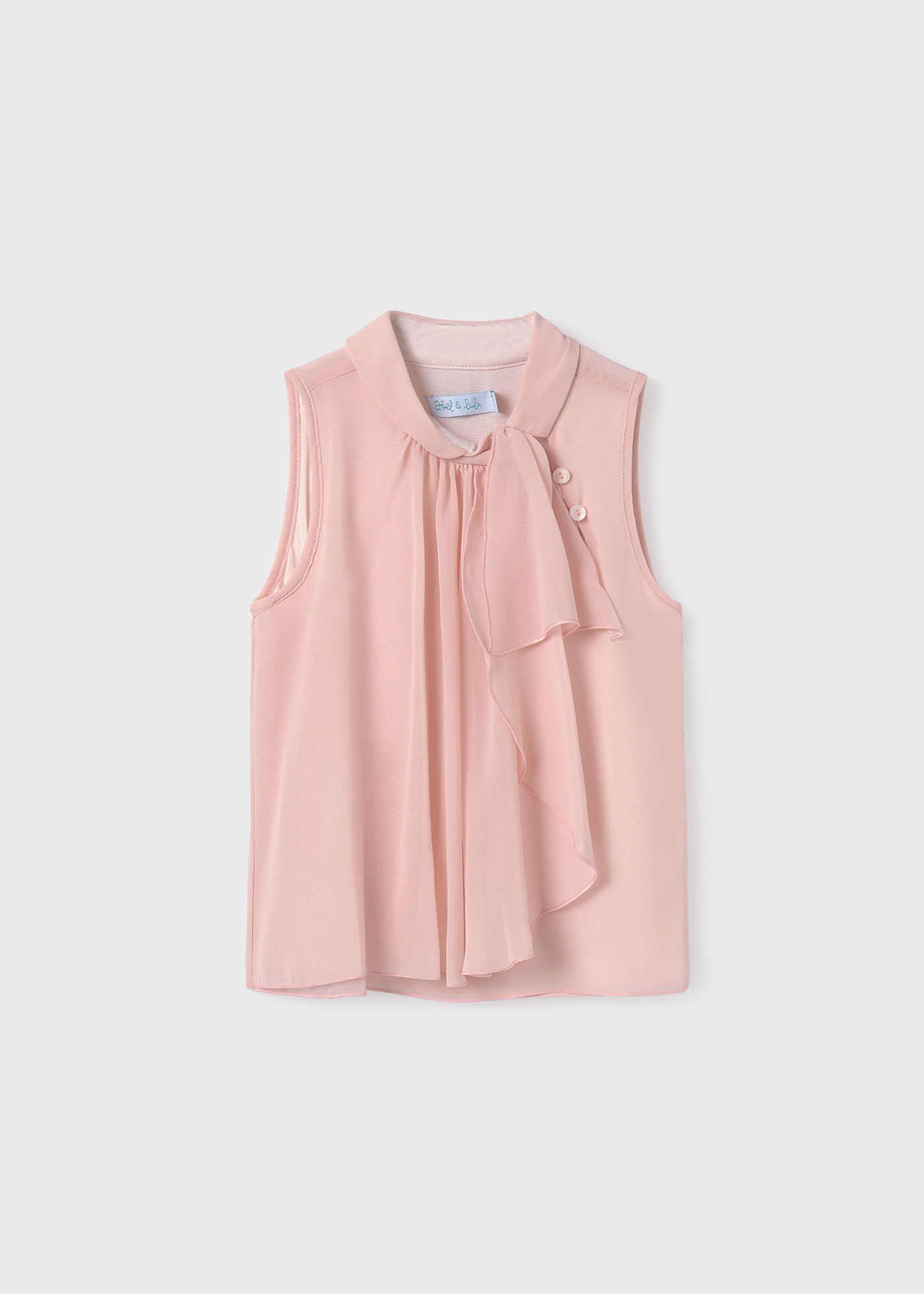 pink chiffon blouse