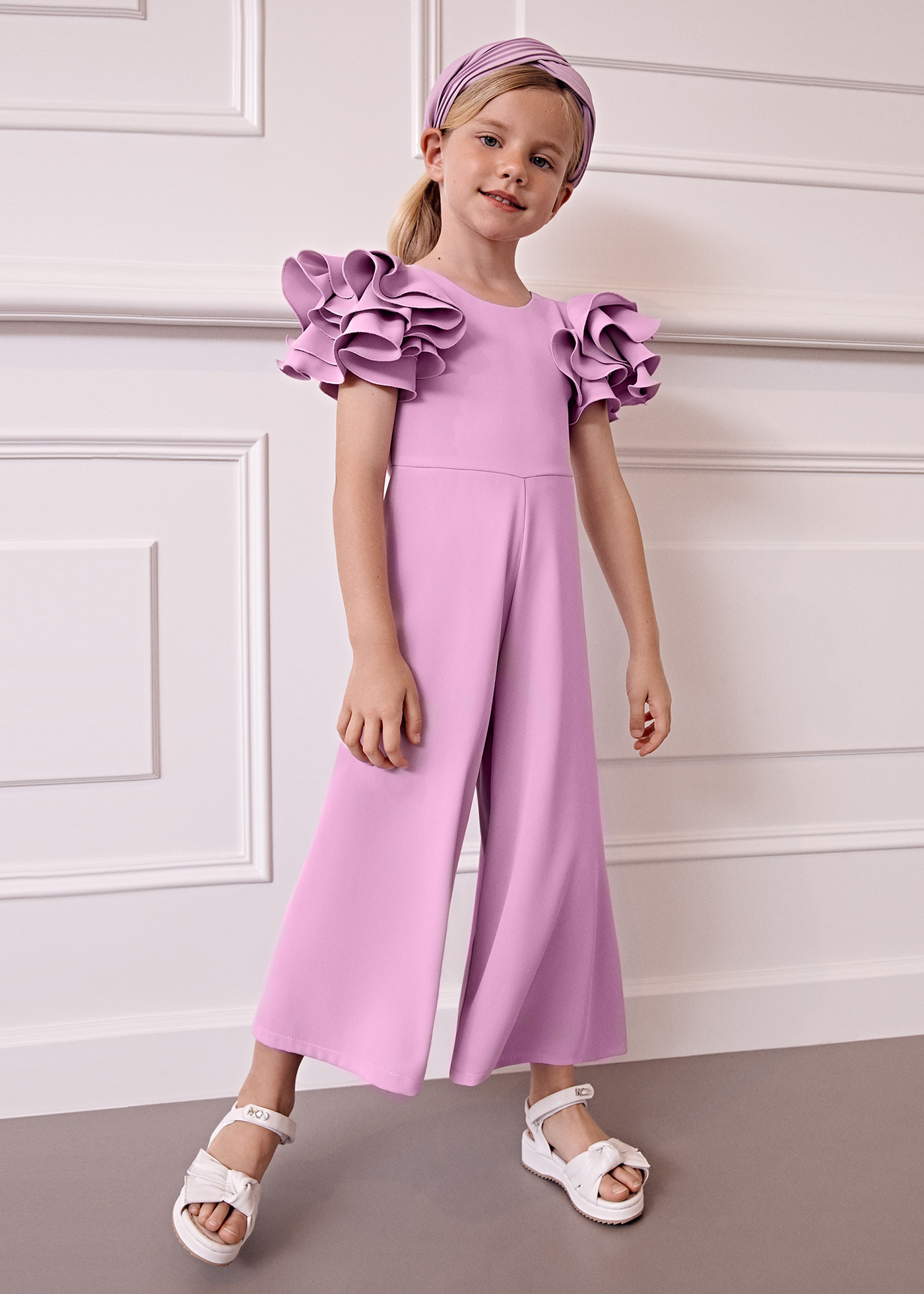 トップス emma ops MONBEBE Lyla blouse Lyla suit Emma Trimmed Blouse Lilac Oxley Floral | Forever New