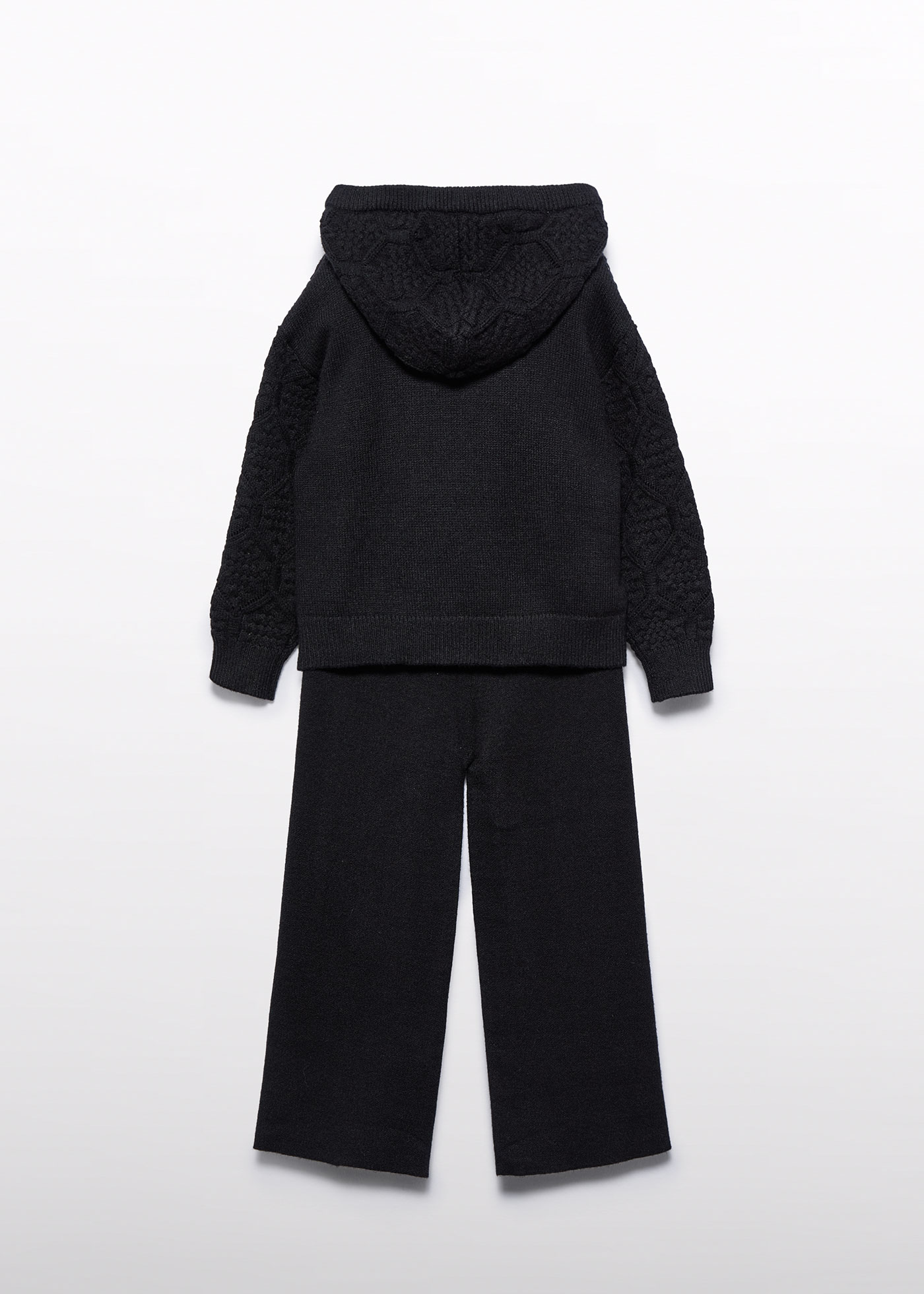 トップス andmary Leo hood knit set color black andmary Leo hood knit set ニット セット アンドマリー