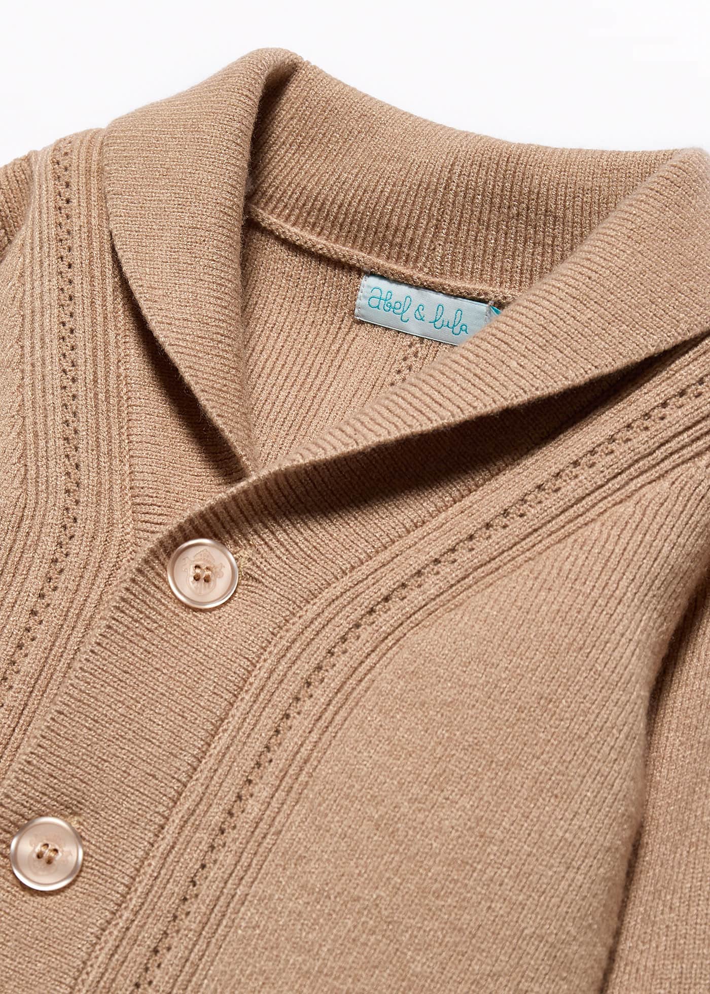 トップス argue 2WAY 90s CARDIGAN / CAMEL Camel Textured Wool Mix Cardigan | WHISTLES | Whistles US |