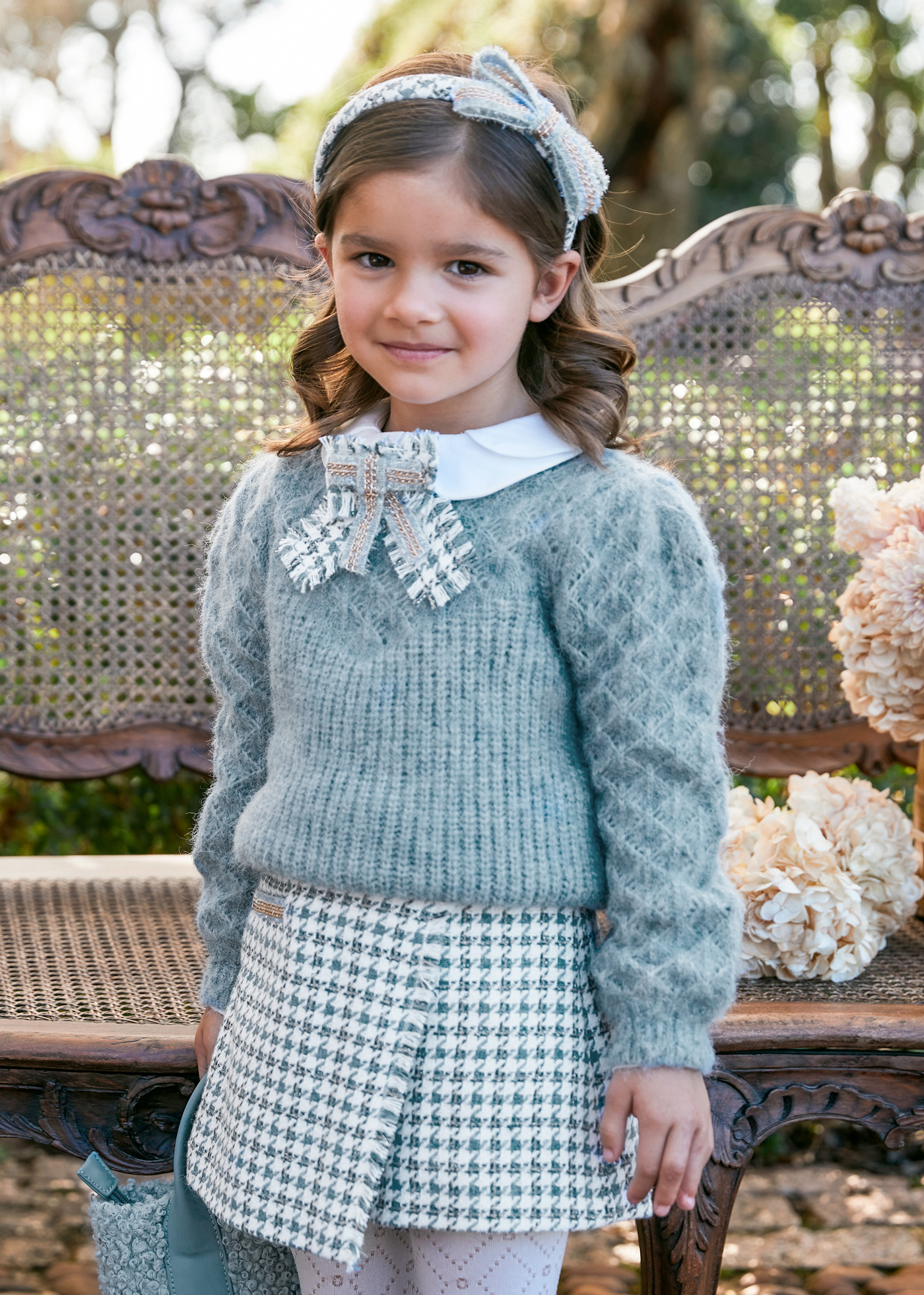Girl Knit Jumper Red | Abel & Lula ®