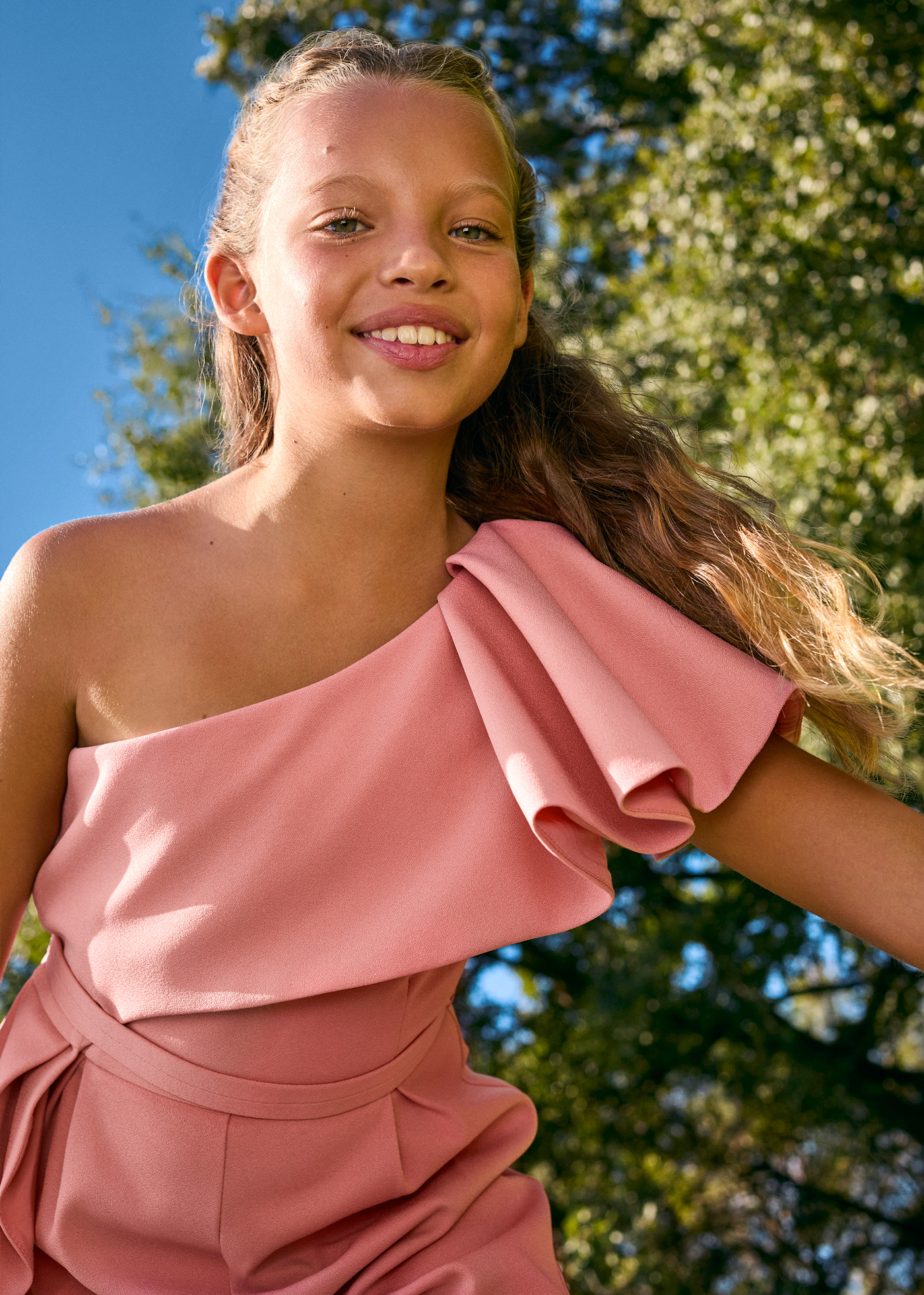 Tuta volant bambina Rosa chiaro Abel Lula ®