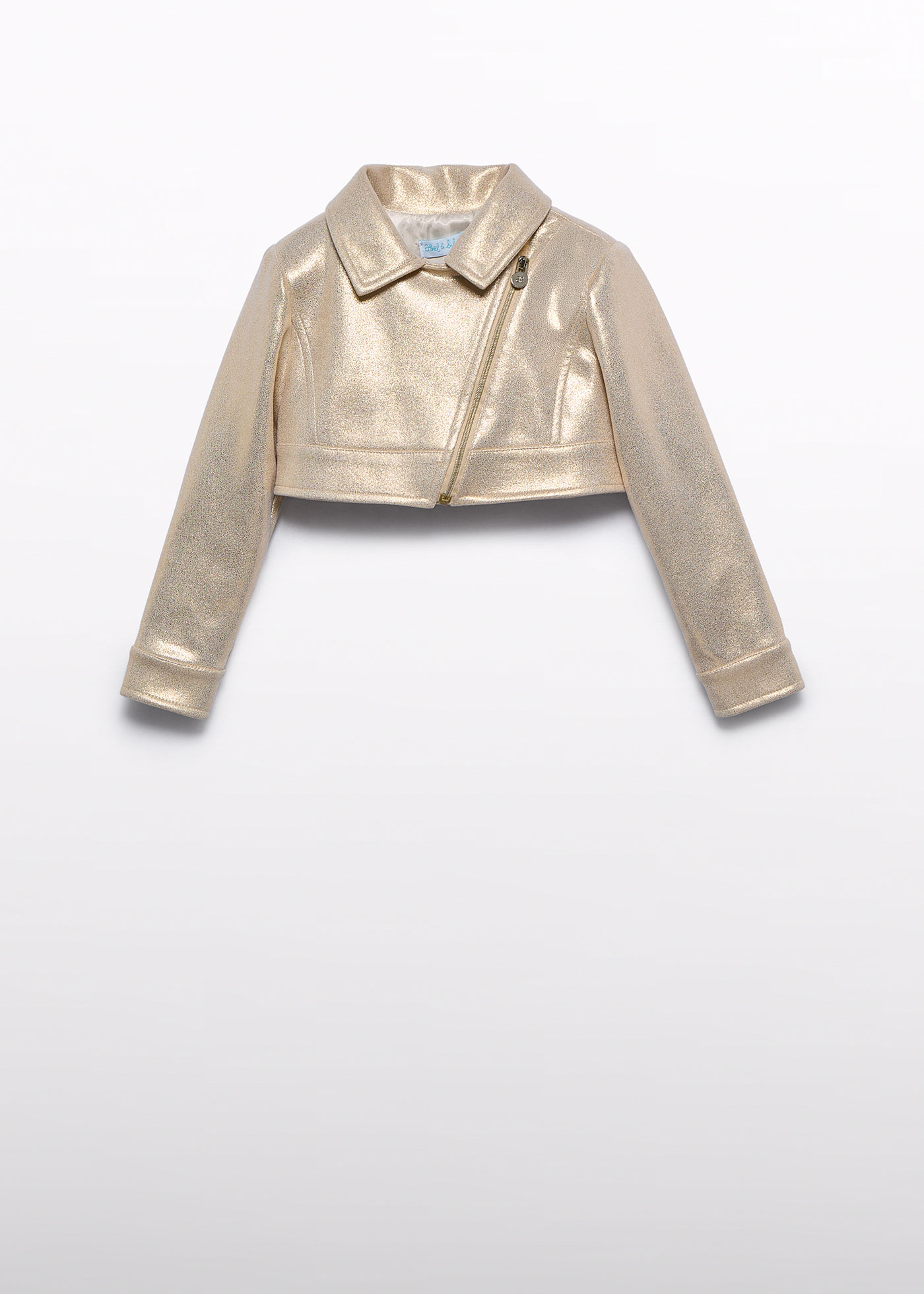 Girl cropped jacket Golden | Abel & Lula ®