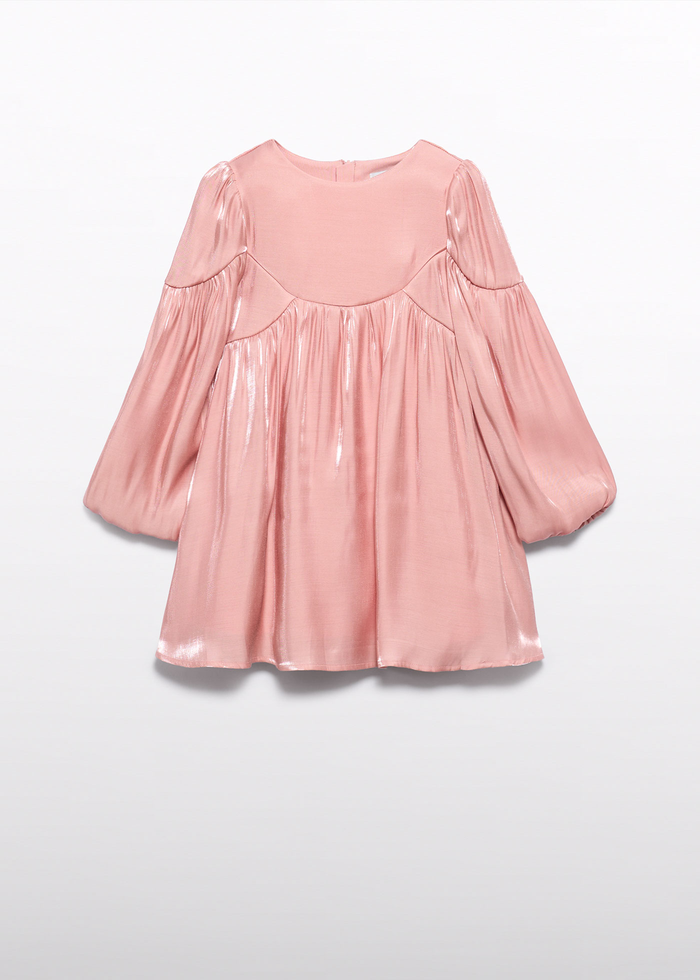 girls satin shiny dress Petal | Abel & Lula