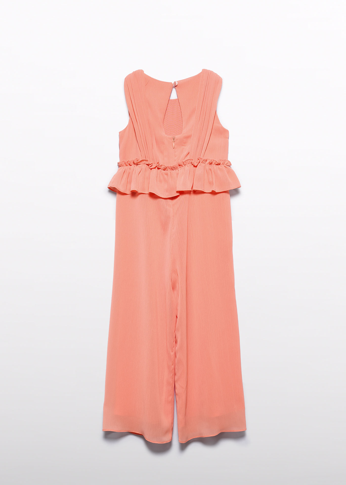 Girl Bambula Chiffon Jumpsuit Coral | Abel & Lula ®