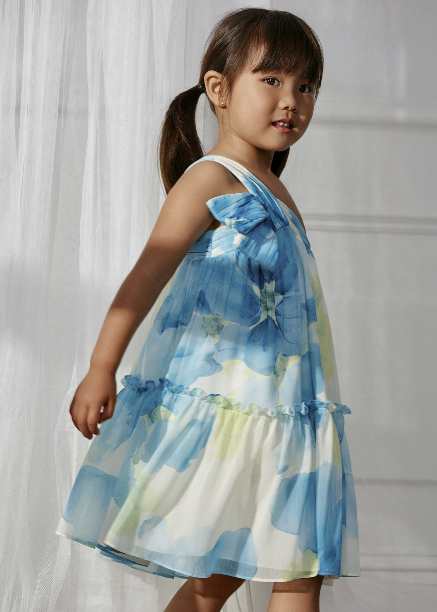 turquoise chiffon dress KissProm